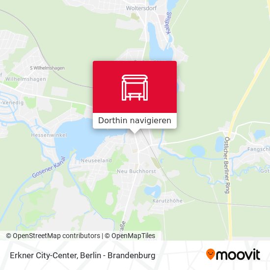 Erkner City-Center Karte
