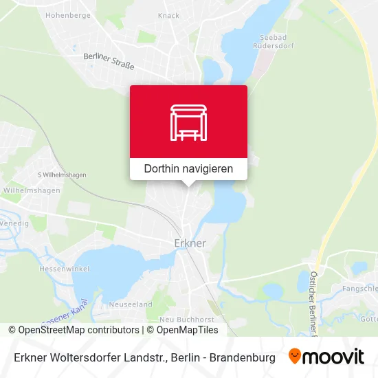 Erkner Woltersdorfer Landstr. Karte