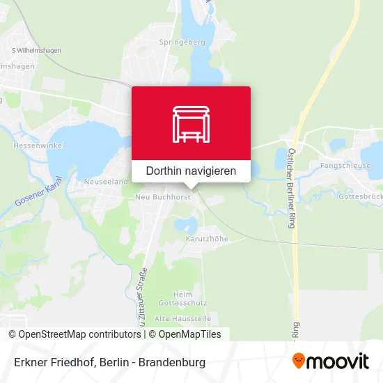 Erkner Friedhof Karte