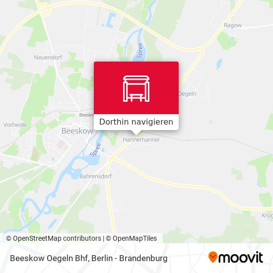 Beeskow Oegeln Bhf Karte