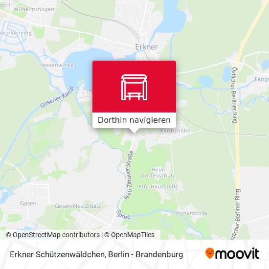 Erkner Schützenwäldchen Karte