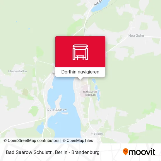 Bad Saarow Schulstr. Karte