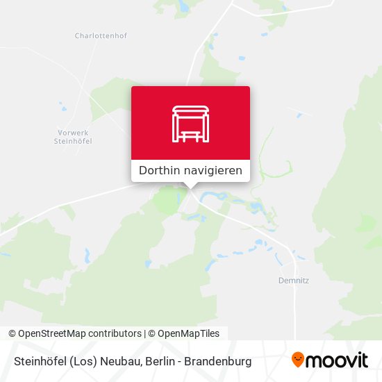 Steinhöfel (Los) Neubau Karte