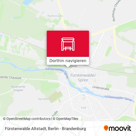 Fürstenwalde Altstadt Karte