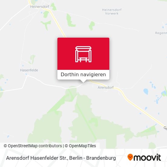 Arensdorf Hasenfelder Str. Karte
