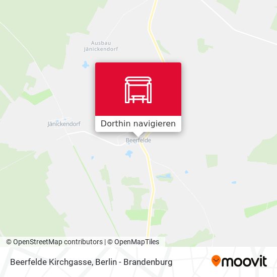 Beerfelde Kirchgasse Karte