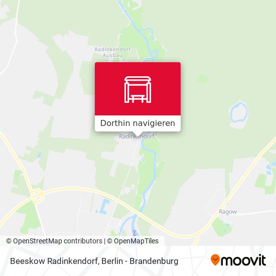 Beeskow Radinkendorf Karte