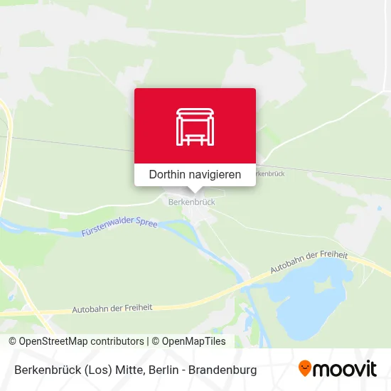 Berkenbrück (Los) Mitte Karte