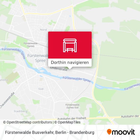 Fürstenwalde Busverkehr Karte