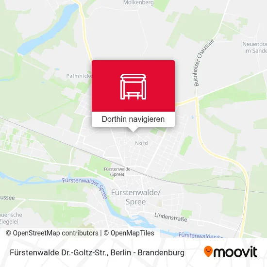 Fürstenwalde Dr.-Goltz-Str. Karte