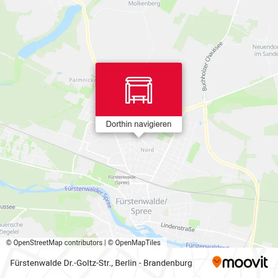 Fürstenwalde Dr.-Goltz-Str. Karte