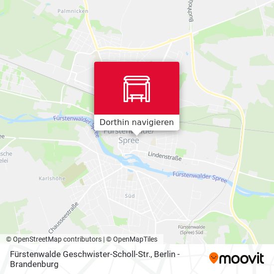 Fürstenwalde Geschwister-Scholl-Str. Karte