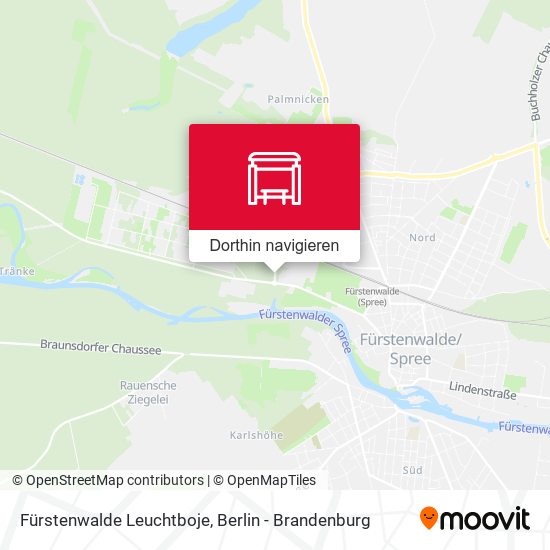 Fürstenwalde Leuchtboje Karte