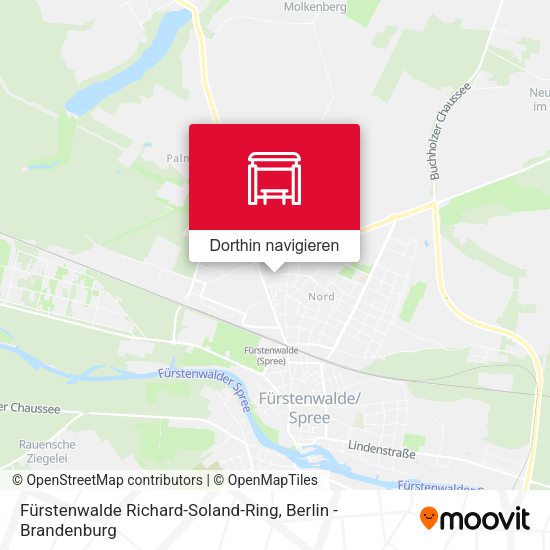 Fürstenwalde Richard-Soland-Ring Karte