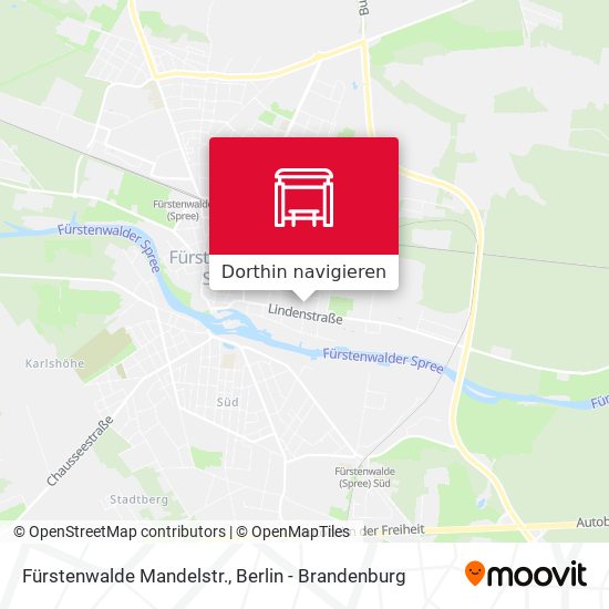 Fürstenwalde Mandelstr. Karte