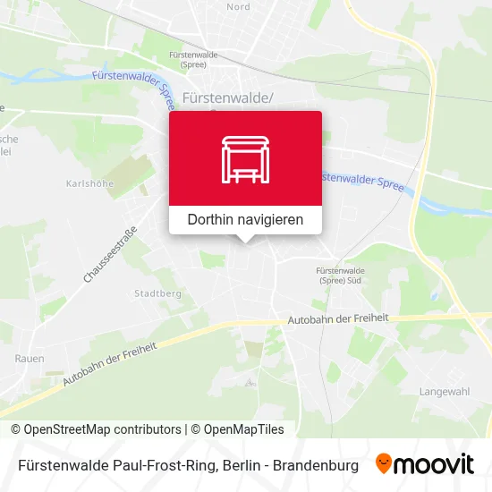 Fürstenwalde Paul-Frost-Ring Karte