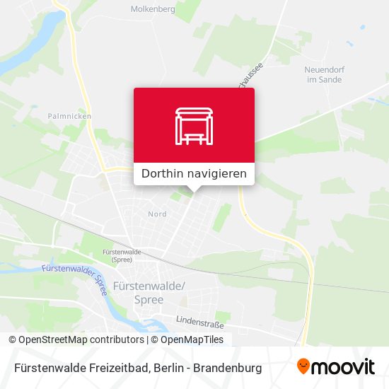 Fürstenwalde Freizeitbad Karte