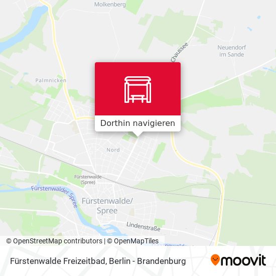 Fürstenwalde Freizeitbad Karte