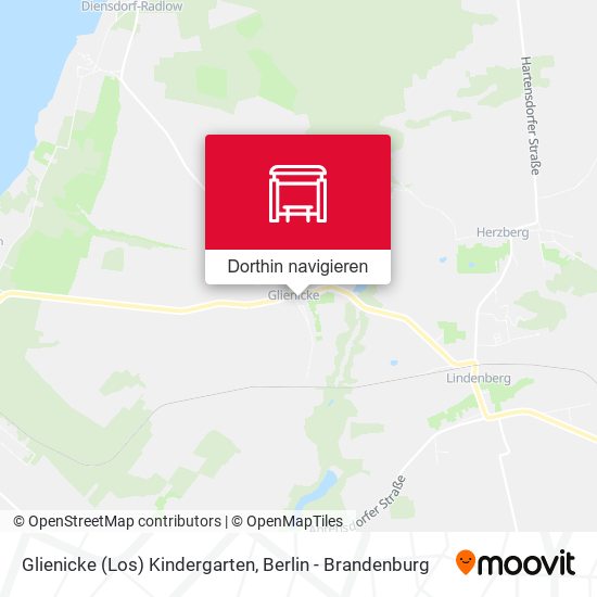 Glienicke (Los) Kindergarten Karte
