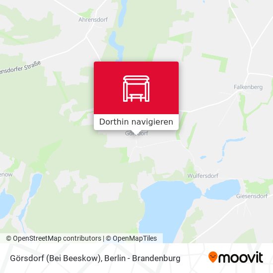 Görsdorf (Bei Beeskow) Karte