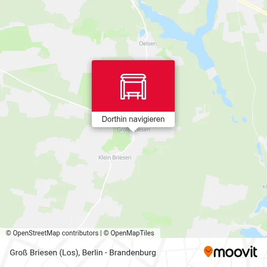 Groß Briesen (Los) Karte