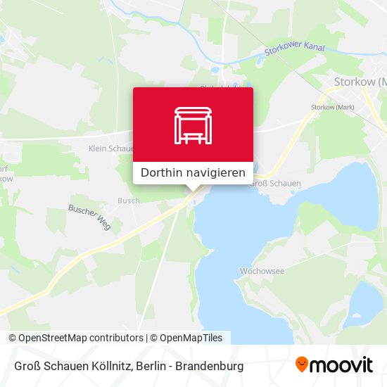 Groß Schauen Köllnitz Karte