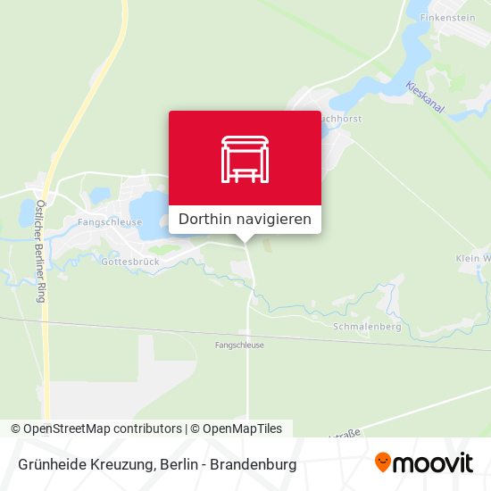 Grünheide Kreuzung Karte