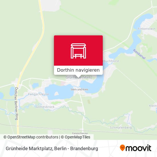 Grünheide Marktplatz Karte