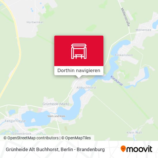 Grünheide Alt Buchhorst Karte