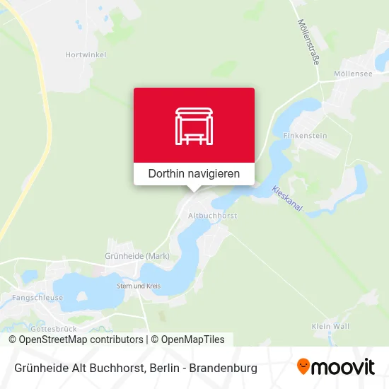 Grünheide Alt Buchhorst Karte