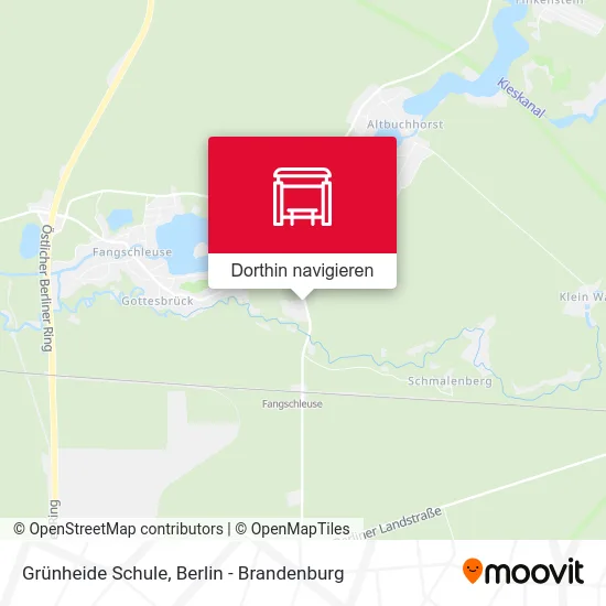 Grünheide Schule Karte