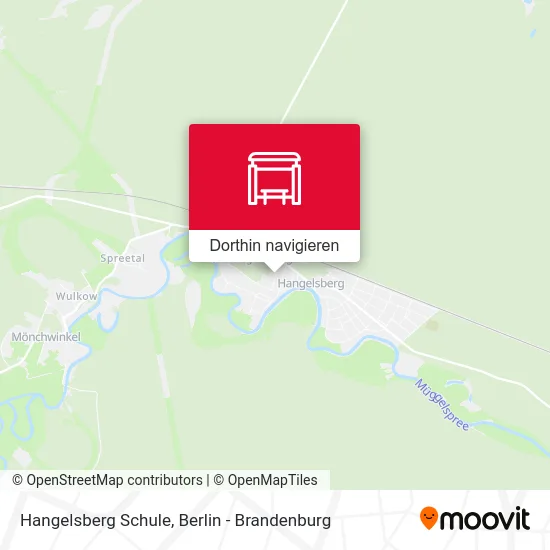 Hangelsberg Schule Karte