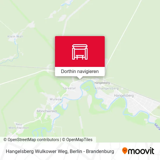 Hangelsberg Wulkower Weg Karte
