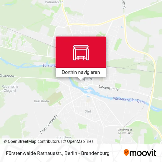 Fürstenwalde Rathausstr. Karte