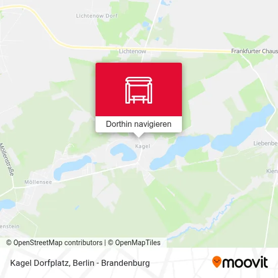 Kagel Dorfplatz Karte