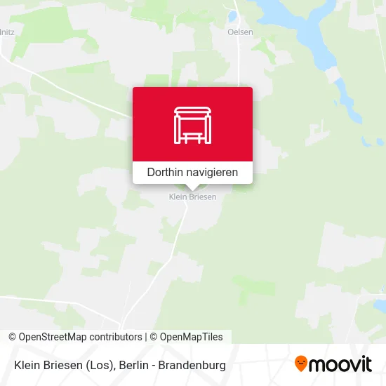 Klein Briesen (Los) Karte