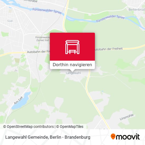 Langewahl Gemeinde Karte