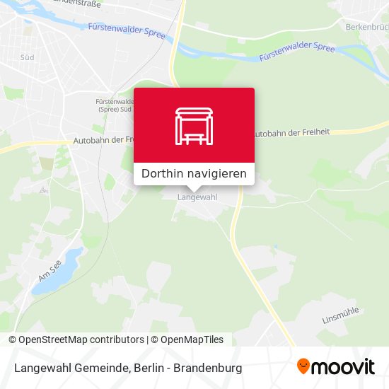Langewahl Gemeinde Karte