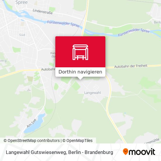 Langewahl Gutswiesenweg Karte