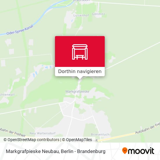 Markgrafpieske Neubau Karte