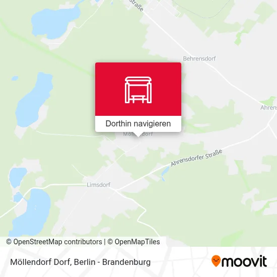 Möllendorf Dorf Karte