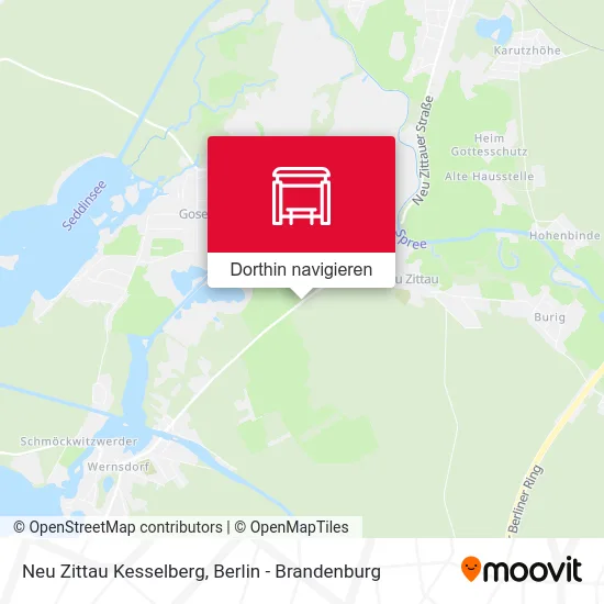 Neu Zittau Kesselberg Karte