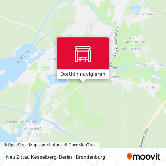 Neu Zittau Kesselberg Karte