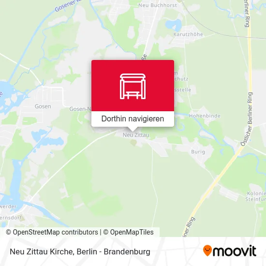 Neu Zittau Kirche Karte