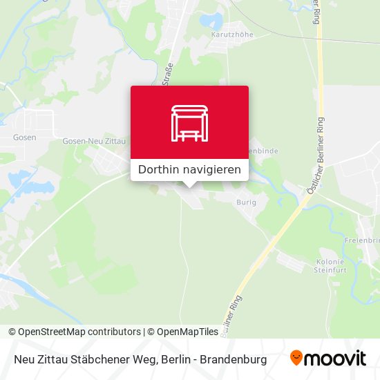 Neu Zittau Stäbchener Weg Karte