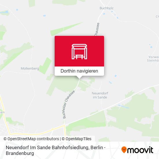 Neuendorf Im Sande Bahnhofsiedlung Karte