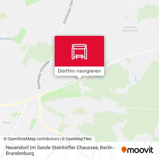 Neuendorf Im Sande Steinhöfler Chaussee Karte
