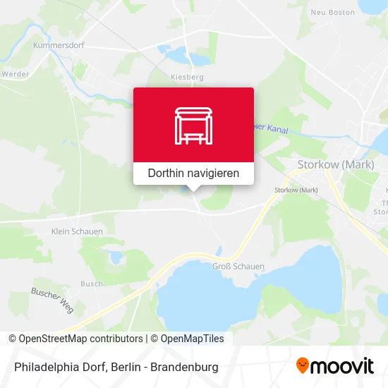 Philadelphia Dorf Karte