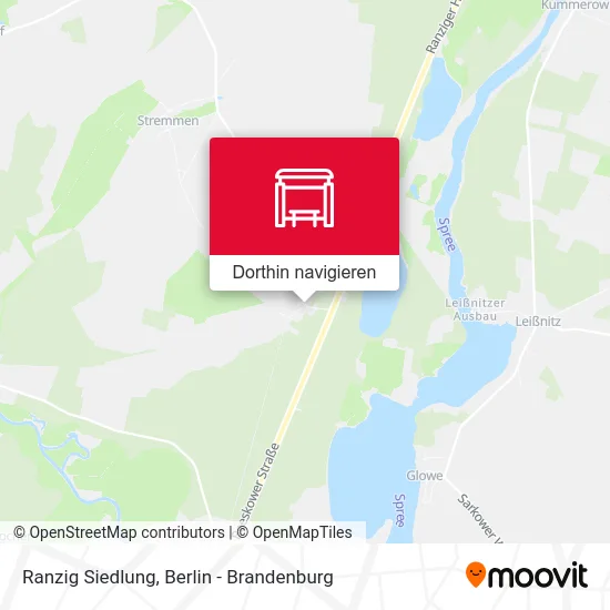 Ranzig Siedlung Karte