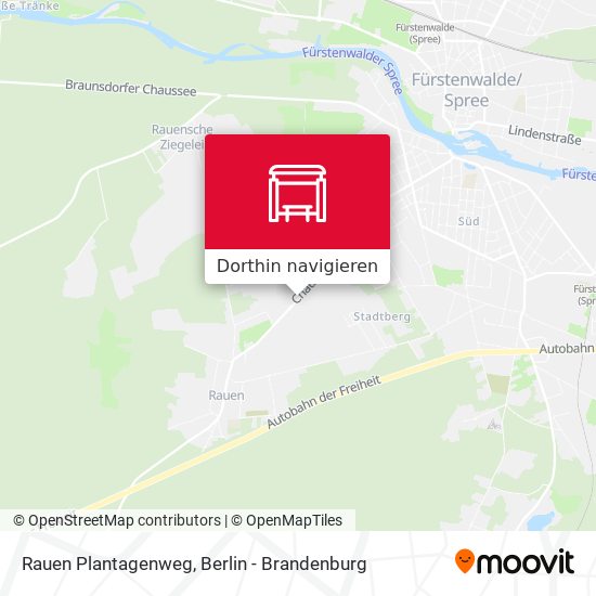 Rauen Plantagenweg Karte